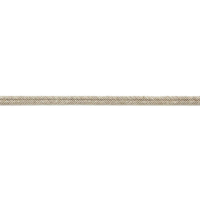 Alix Linen Gimp Greige 65541 by Schumacher Designer Trim Au Naturel - Swanky Fabrics -