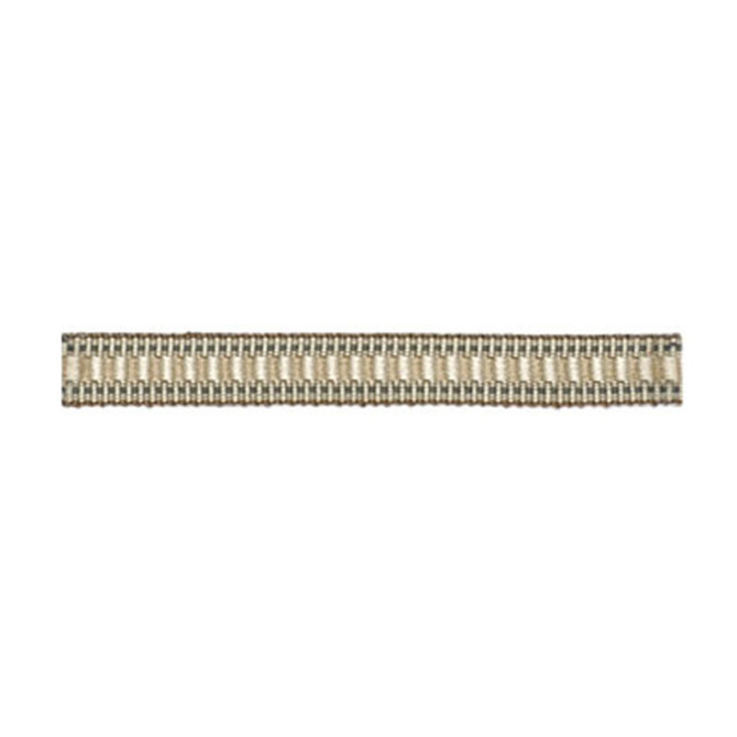 Leeds Braid Moonstone 63225 by Schumacher Designer Trim SOMERSET TRIMMINGS See Sample AUSTRALIA . </p><p>Repeat: Horizontal: - and Vertical: - 0 1/2" WIDE (1CM) - Swanky Fabrics -