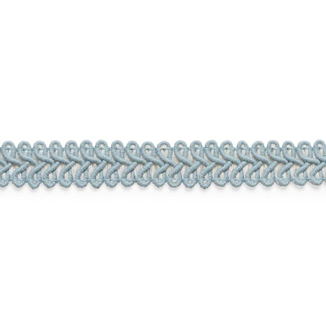 Astor Braid Indoor/Outdoor Cloud 74961 by Schumacher Designer Trim Perfect Basics: Trims - Swanky Fabrics -