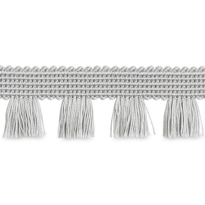 Bell Fringe Silver 70725 by Schumacher Designer Trim Couture Trims 1.0" - Swanky Fabrics -