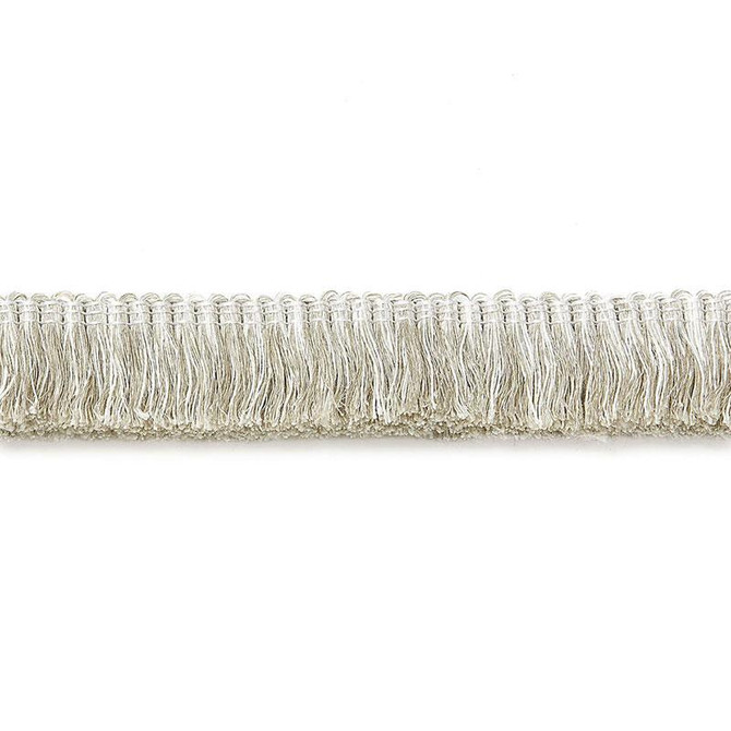 Zoe Linen Ruche Flax 65441 by Schumacher Designer Trim Au Naturel - Swanky Fabrics -