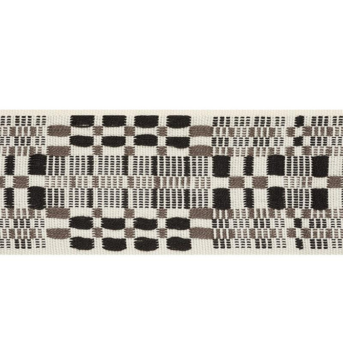 Brimfield Tape Cinder 76951 by Schumacher Designer Trim Folk Art 7.25" - Swanky Fabrics -