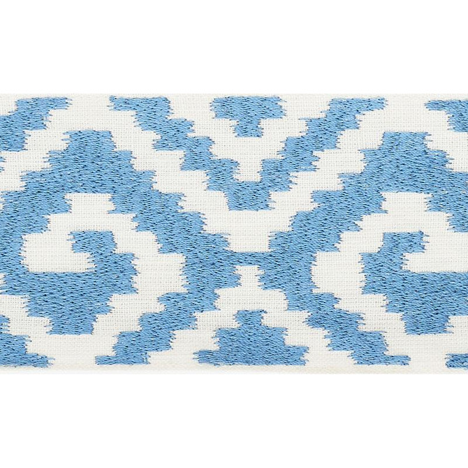 Fillmore Tape Sky 70603 by Schumacher Designer Trim Couture Trims 7.62" - Swanky Fabrics -