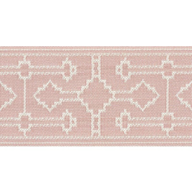 Filbert Tape Blush 75280 by Schumacher Designer Trim New Traditional 4.88" - Swanky Fabrics -