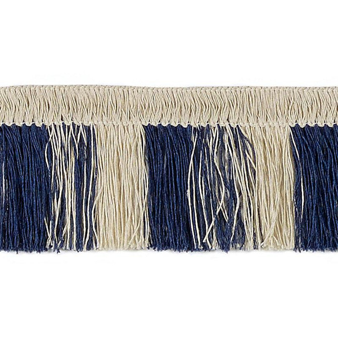 Palm Frond Marine 69281 by Schumacher Designer Trim Mary Mcdonald 2.38" - Swanky Fabrics -