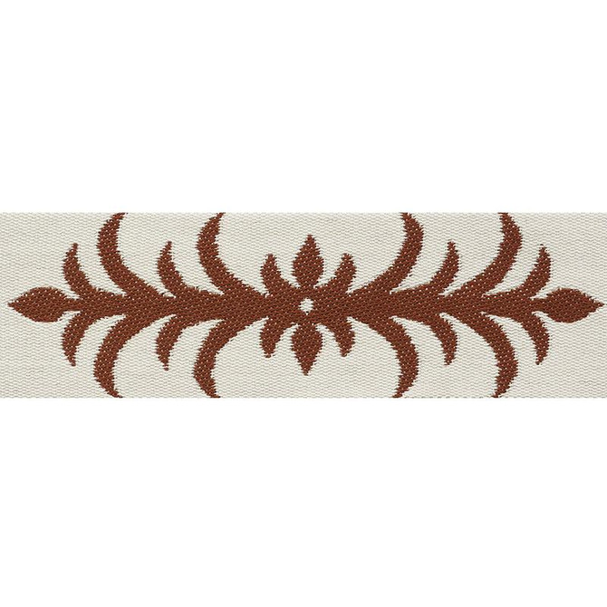 Acanthus Tape Nutmeg 75440 by Schumacher Designer Trim Celerie Kemble 9.25" - Swanky Fabrics -