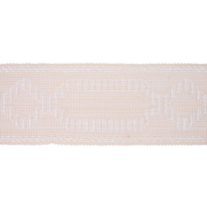 Briar Raffia Tape Ivory 77580 by Schumacher Designer Trim New Traditional - Swanky Fabrics -