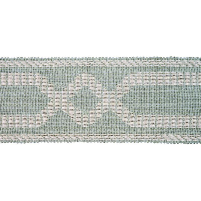 Briar Raffia Tape Sage 77582 by Schumacher Designer Trim New Traditional - Swanky Fabrics -