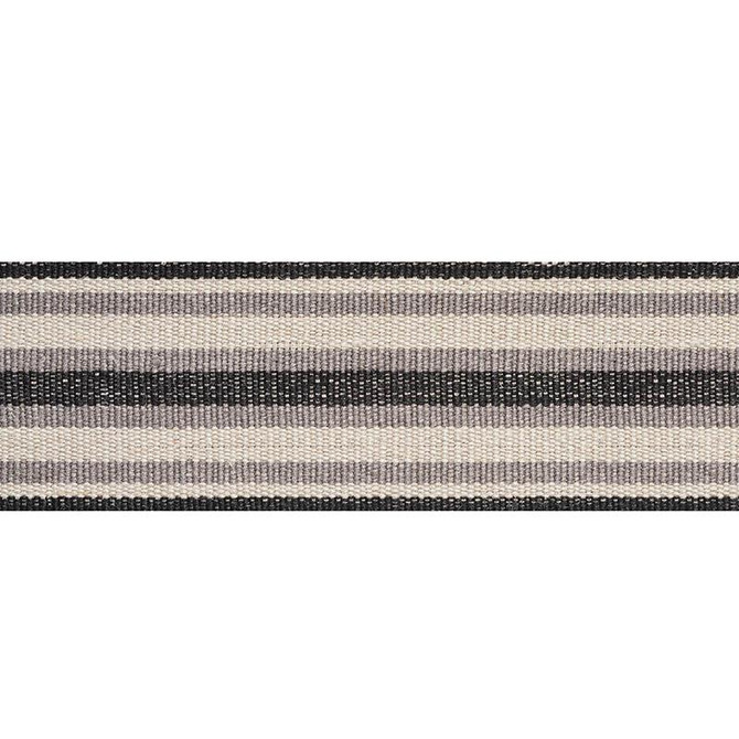 Levant Tape Charcoal 76582 by Schumacher Designer Trim World View 1.75" - Swanky Fabrics -