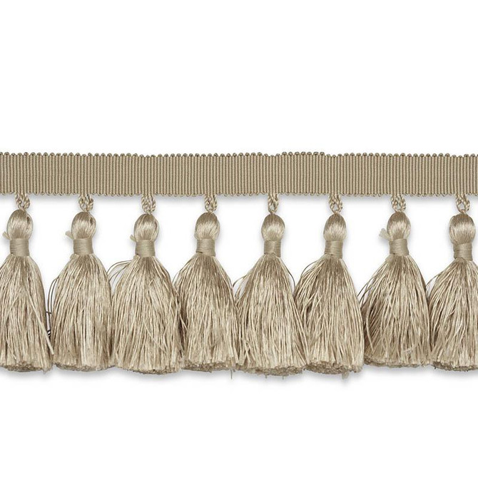 Valentin Silk Tassel Sand 76801 by Schumacher Designer Trim Perfect Basics: Trims & Tassels - Swanky Fabrics -