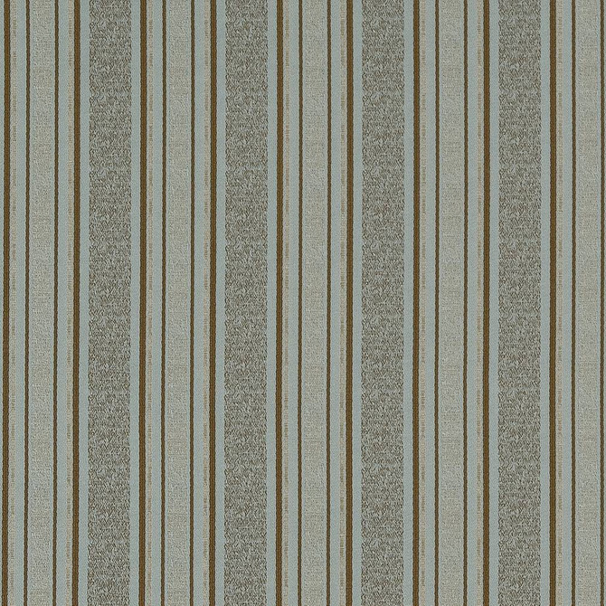 D1541 Seaglass Stripe by Charlotte Designer Fabric Elegant Damasks 100% Woven Polyester Turkey Exceeds 50,000 Wyzenbeek Rubs (Heavy Duty) Horizontal 2.25" 54 Inches - Swanky Fabrics -