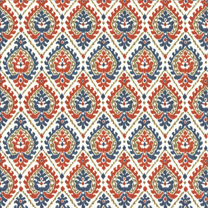 Alluring Americana by Kasmir Designer Fabric 1468 100% Cotton
 SPAIN </p><p>Repeat: Horizontal: 6 6/8 inches and Vertical: 13 4/8 inches 54 - Swanky Fabrics -