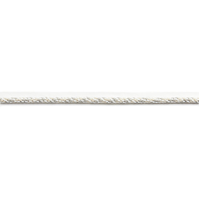 Obi Cord/Bone C317-001 by Scalamandre Trim Designer Trim PACIFICA 51% COTTON 40% FIBRANNE 9% POLYESTER CHINA MEDIUM DUTY Horizontal: 1.5" and Vertical: 0" 0.50" - Swanky Fabrics -