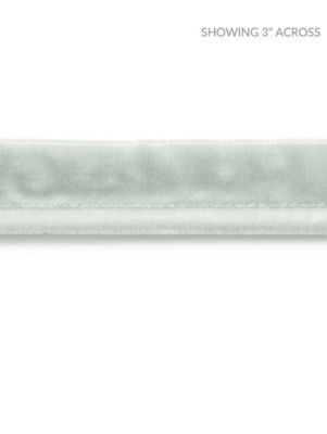 Velvet Rope Cord Willow SCC3160003 by Scalamandre Designer Trim PACIFICA 12% COTTON 6% POLYESTER, 68% POLYAMIDE 14% VISCOSE GERMANY MEDIUM DUTY Horizontal: 0" and Vertical: 0" 0.25 - Swanky Fabrics -