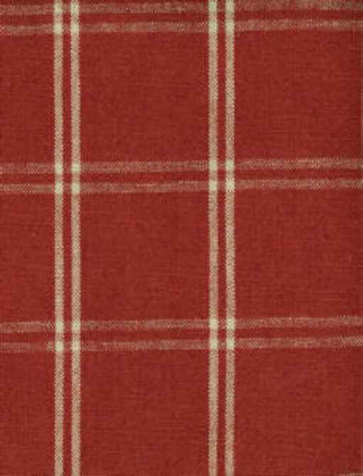 Bayou Cinnabar by Norbar Designer Fabric CARACAS 55% LINEN 45% COTTON CHINA 3 1/2"V 3 1/2"H 54" - Swanky Fabrics -