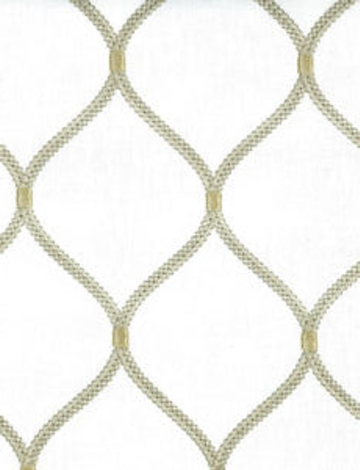Bimini White Cream by Norbar Designer Fabric GALLERY 55% COTTON 20% RAYON 20% POLYESTER INDIA 6 1/4"V 4 1/4"H 54 - Swanky Fabrics -