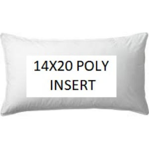 14X20 Poly Insert by Norbar Designer Fabric PILLOW INSERT 100% POLY SHELL & FILL US - Swanky Fabrics -