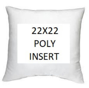 22X22 Poly Insert by Norbar Designer Fabric PILLOW INSERT US - Swanky Fabrics -