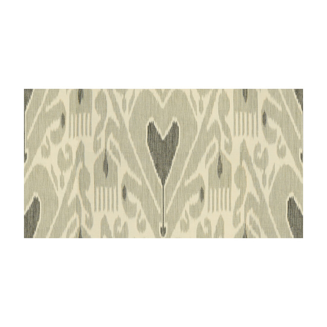 Khalat Ikat Ebony/Pewter by Lee Jofa Fabric Lee Jofa Fabric Khalat Ikat Ebony/PewterFabric ITHAKA COLLECTION COTTON - 60%;LINEN - 40% Thailand </p><p>Repeat: H: 17.5, V: 18.625 52.5 - Fabric Carolina -