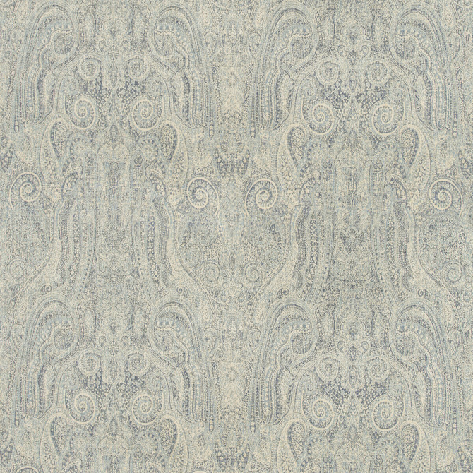 Foxhill Paisley Denim by Lee Jofa Designer Fabric MANOR HOUSE VISCOSE FLAX - 36%;ACRYLIC CHENILLE - 31%;LINEN - 18%;COTTON - 12%;POLYESTER - 3% Italy Horizontal: 27 and Vertical: 36 54 - Swanky Fabrics -