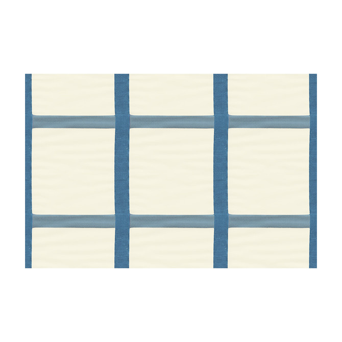 Ribbon Play Blue Sky by Kravet Couture Designer Fabric MODERN COLORS III LINEN - 46%;POLYESTER - 36%;SILK - 9%;SPUN VISCOSE - 9% India MEDIUM Horizontal: 6.5 and Vertical: 6.5 55 - Swanky Fabrics -