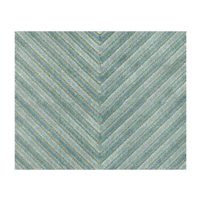 Zigandzag Aqua by Kravet Basics Designer Fabric SARAH RICHARDSON HARMONY VISCOSE - 62%;POLYESTER - 38% India HEAVY Horizontal: 7 and Vertical: 1 54 - Swanky Fabrics -