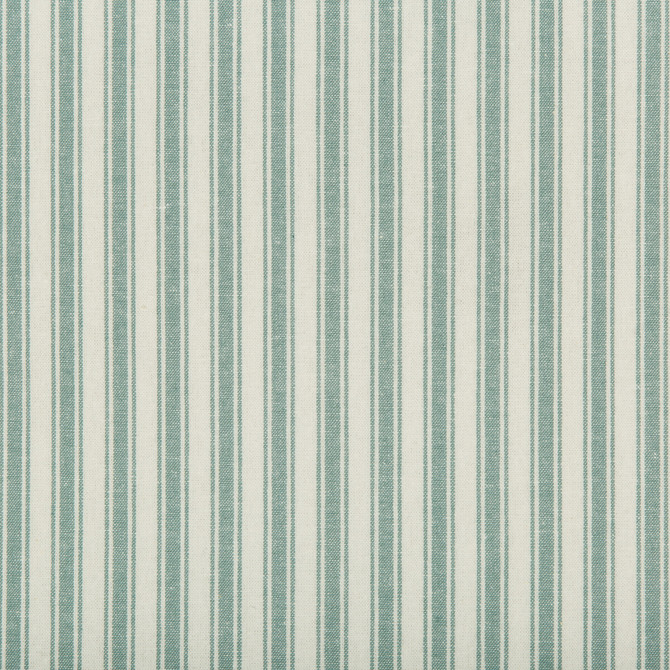 Seastripe Teal by Kravet Basics Designer Fabric BERMUDA COTTON - 100% China HEAVY Horizontal: - and Vertical: - 54 - Swanky Fabrics -