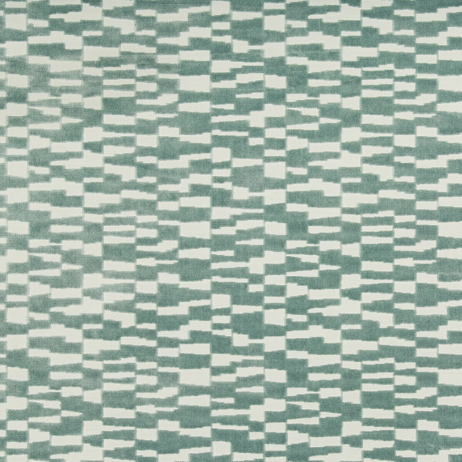 Mod Velvet Spa by Kravet Basics Designer Fabric BERMUDA POLYESTER - 68%;VISCOSE - 32% India HEAVY Horizontal: 13.5 and Vertical: 7.75 54 - Swanky Fabrics -
