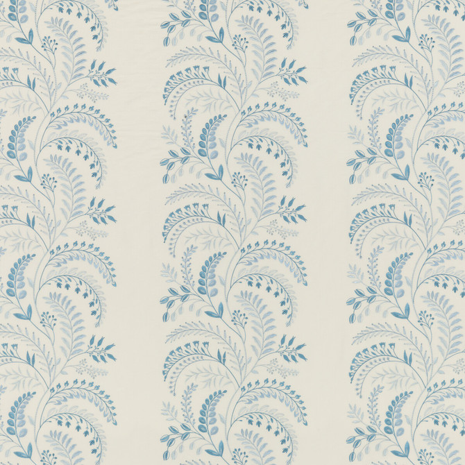 Pennington Soft Blue by G P & J Baker Designer Fabric SIGNATURE PRINTS LINEN - 44%;COTTON - 26%;VISCOSE - 24%;POLYESTER - 6% India Horizontal: 17.336 and Vertical: 12.608 52.008 - Swanky Fabrics -