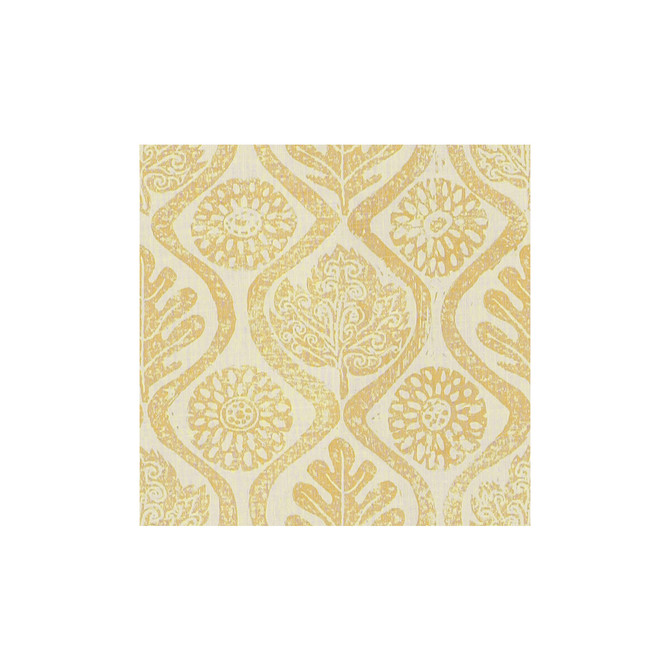 Oakleaves Yellow by Lee Jofa Designer Fabric BLITHFIELD LINEN - 100% United Kingdom Horizontal: 44 and Vertical: 31.75 51 - Swanky Fabrics -