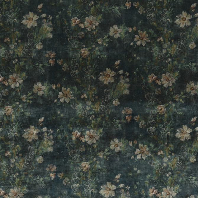 Queen'S Garden Velvet Jade by G P & J Baker Fabric G P & J Baker Fabric Queen'S Garden Velvet JadeFabric HISTORIC ROYAL PALACES VISCOSE - 55%;COTTON - 45% Italy </p><p>Repeat: H: 27.186, V: 20.488 53.978 - Fabric Carolina -