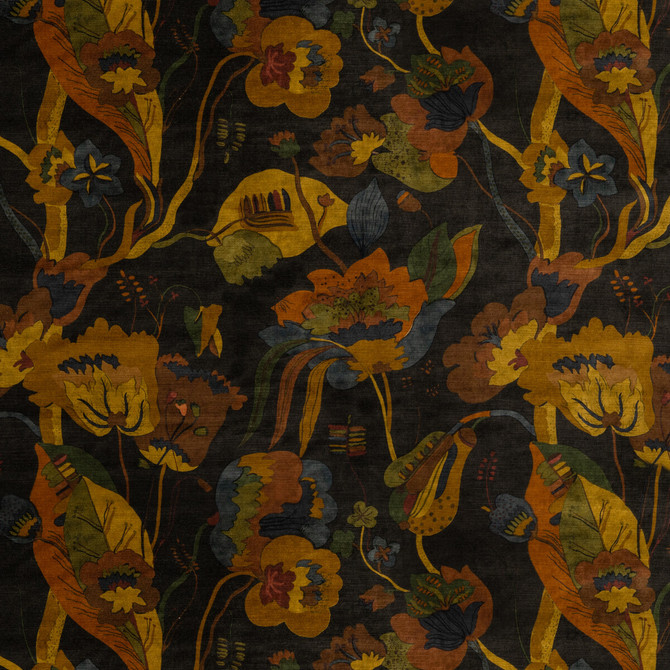 California Velvet Charcoal by G P & J Baker Fabric G P & J Baker Fabric California Velvet CharcoalFabric SIGNATURE VELVETS VISCOSE - 60%;COTTON - 30%;POLYESTER - 10% Italy </p><p>Repeat: H: 26.989, V: 28.368 53.978 - Fabric Carolina -