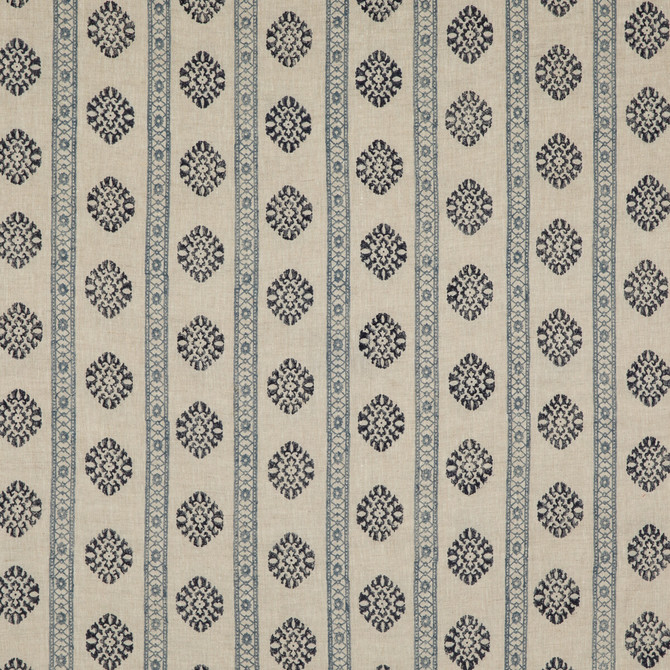 Alma Indigo by G P & J Baker Fabric G P & J Baker Fabric Alma IndigoFabric COROMANDEL SMALL PRINTS LINEN - 100% India </p><p>Repeat: H: 7.5648, V: 3.94 53.978 - Fabric Carolina -