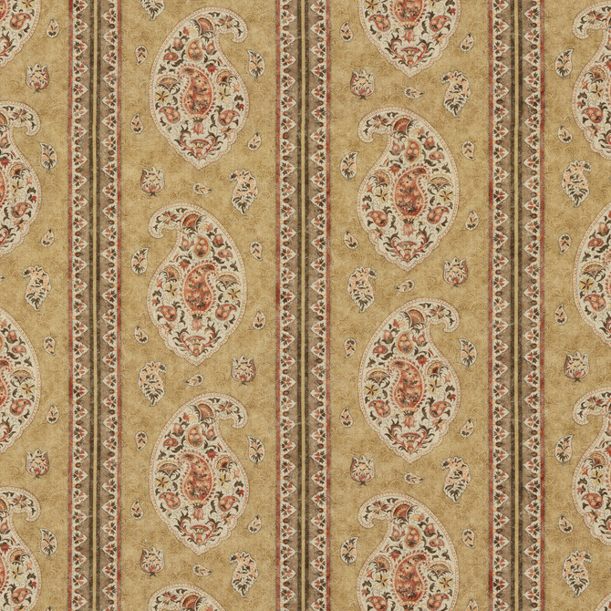 Coromandel Tobacco by G P & J Baker Designer Fabric COROMANDEL LINEN - 100% United Kingdom Horizontal: 13.593 and Vertical: 24.822 54.372 - Swanky Fabrics -