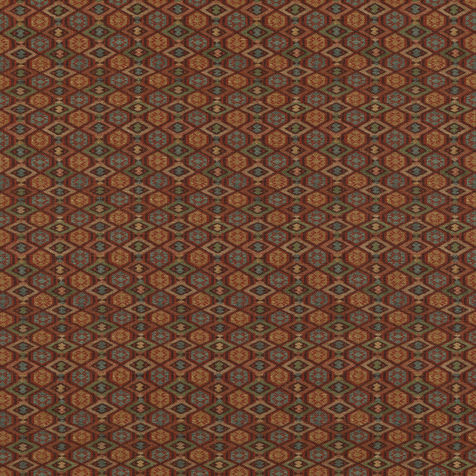 Balfour Red/Green by G P & J Baker Designer Fabric CHIFU VISCOSE - 82%;LINEN - 18% United Kingdom HEAVY Horizontal: 4.334 and Vertical: 6.698 53.978 - Swanky Fabrics -