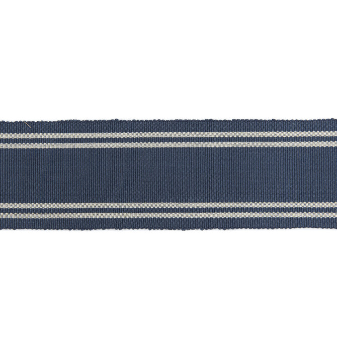 Renwick Braid Indigo by Threads Designer Trim GREAT STRIPES COTTON - 100% India Horizontal: and Vertical: 1.97 - Swanky Fabrics -