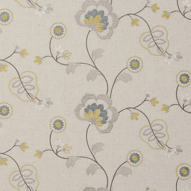 Chatsworth Acacia by Clarke And Clarke Designer Fabric CLARKE & CLARKE MANOR HOUSE VISCOSE - 34%;COTTON - 22%;LINEN - 22%;POLYESTER - 22% India - Horizontal: 25.59 and Vertical: 9.06 54 - Swanky Fabrics -