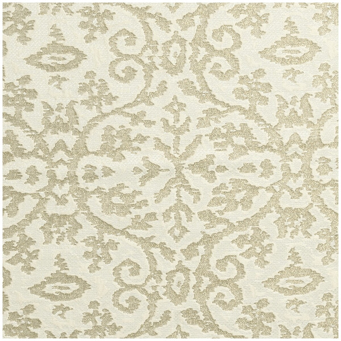 Imperiale Ivory by Clarke And Clarke Designer Fabric CLARKE & CLARKE IMPERIALE NYLON - 35%;VISCOSE - 28%;LINEN - 26%;METAL - 11% India MEDIUM Horizontal: 9.45 and Vertical: 9.65 57 - Swanky Fabrics -