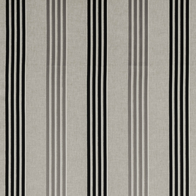 Wensley Charcoal by Clarke And Clarke Designer Fabric CLARKE & CLARKE RICHMOND POLYESTER - 77%;COTTON - 23% India MEDIUM Horizontal: 9.33 and Vertical: 0 54 - Swanky Fabrics -
