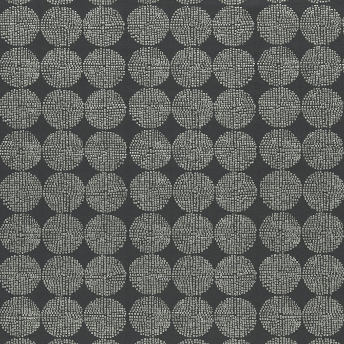 Kiko Charcoal by Clarke And Clarke Designer Fabric CLARKE & CLARKE AMARA VISCOSE - 63%;COTTON - 24%;POLYESTER - 13% India Horizontal: 7.05 and Vertical: 4.41 55 - Swanky Fabrics -