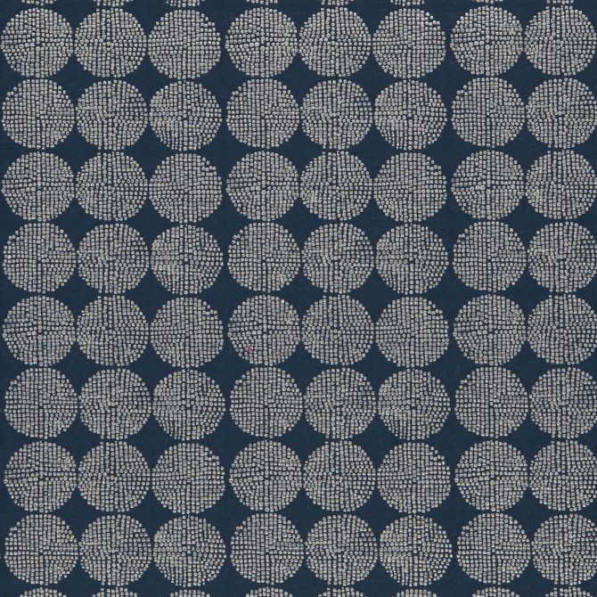 Kiko Indigo by Clarke And Clarke Designer Fabric CLARKE & CLARKE AMARA VISCOSE - 63%;COTTON - 24%;POLYESTER - 13% India Horizontal: 7.05 and Vertical: 4.41 55 - Swanky Fabrics -
