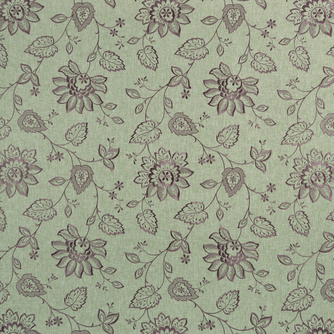 Liliana Heather by Clarke And Clarke Designer Fabric CLARKE & CLARKE HALCYON POLYESTER - 52%;COTTON - 48% India - Horizontal: 17.05 and Vertical: 18.9 54 - Swanky Fabrics -