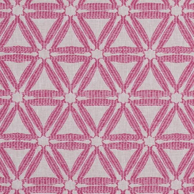 Delta Raspberry by Clarke And Clarke Designer Fabric CLARKE & CLARKE DELTA COTTON - 67%;POLYESTER - 33% India - Horizontal: 4.33 and Vertical: 7.48 54 - Swanky Fabrics -