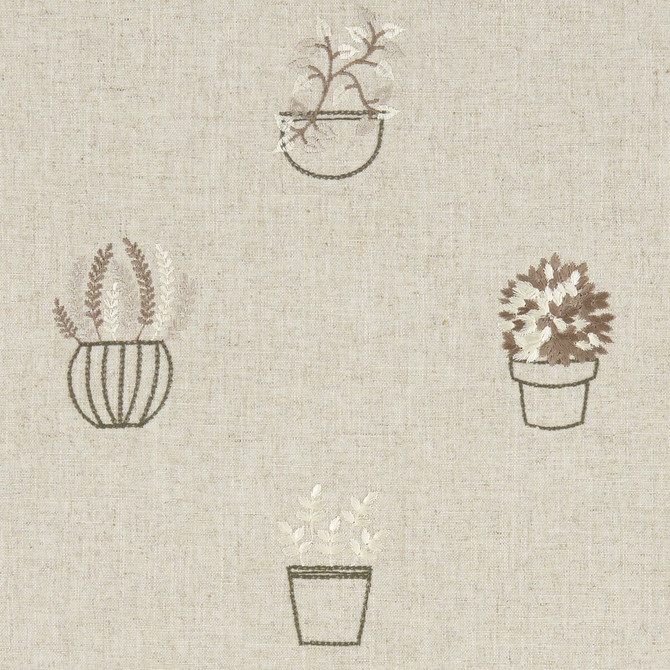 Hidcote Natural by Clarke And Clarke Designer Fabric CLARKE & CLARKE AVEBURY India Horizontal: 16.54 and Vertical: 18.5 54 - Swanky Fabrics -