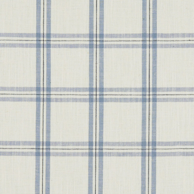 Kelmscott Denim by Clarke And Clarke Designer Fabric CLARKE & CLARKE AVEBURY VISCOSE - 75%;LINEN - 25% India HEAVY Horizontal: 3.43 and Vertical: 3.43 54 - Swanky Fabrics -