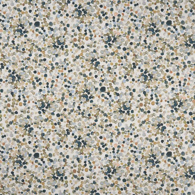 Droplet Cream by Clarke And Clarke Designer Fabric CLARKE & CLARKE COUNTRY GARDEN COTTON - 100% Spain MEDIUM Horizontal: 26.97 and Vertical: 26.97 54 - Swanky Fabrics -
