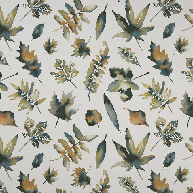 Fall Cream by Clarke And Clarke Designer Fabric CLARKE & CLARKE COUNTRY GARDEN COTTON - 100% Spain MEDIUM Horizontal: 26.97 and Vertical: 26.77 54 - Swanky Fabrics -