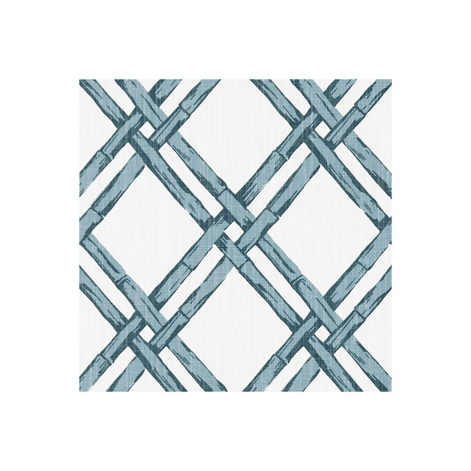 Bhutan Denim by Clarke And Clarke Designer Fabric CLARKE & CLARKE ORIENTAL GARDEN COTTON - 90%;LINEN - 10% United Kingdom MEDIUM Horizontal: 5.31 and Vertical: 6.22 54 - Swanky Fabrics -