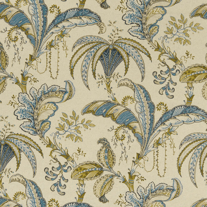 Ophelia Teal/Spice by Clarke And Clarke Fabric Clarke And Clarke Fabric Ophelia Teal/SpiceFabric CLARKE & CLARKE EDEN COTTON - 90%;LINEN - 10% Spain </p><p>Repeat: H: 26.625, V: 24.875 54.375 - Fabric Carolina -
