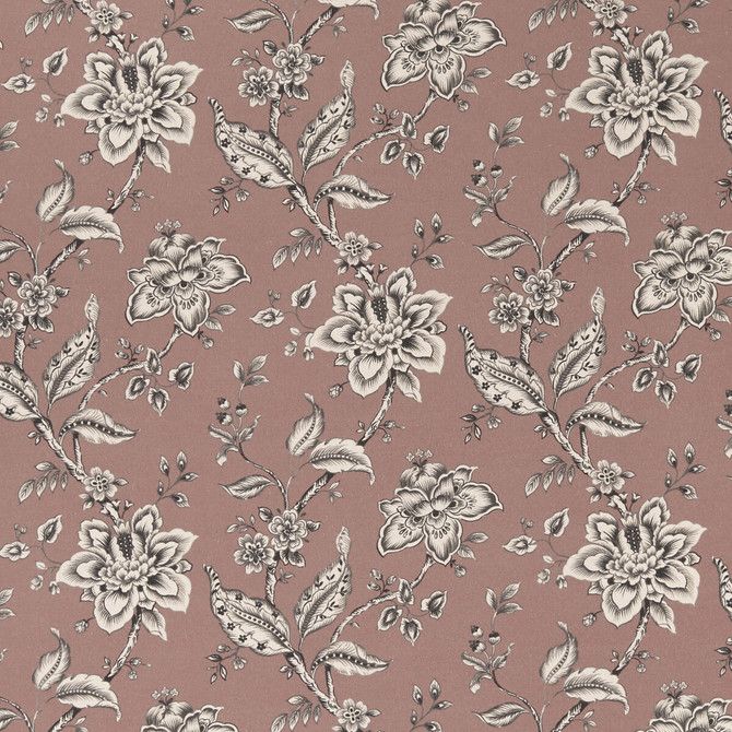 Palampore Blush by Clarke And Clarke Designer Fabric CLARKE & CLARKE EDEN COTTON - 90%;LINEN - 10% Spain MEDIUM Horizontal: 17.75 and Vertical: 16.625 54.375 - Swanky Fabrics -